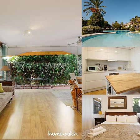 Ground Floor Holiday Apartment With Terrace And Pool In Puerto Banus, Marbella Luaran gambar